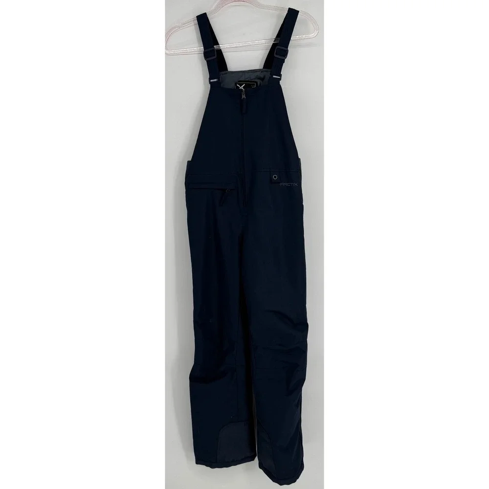 Arctix Kids‎ Navy Blue Insulated Snow Bibs Ski Overalls Adjustable Straps Sz